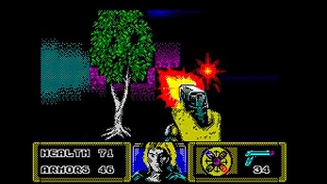 The Dark: a DOOM-like 3D game for ZX SPECTRUM 48K смотреть онлайн