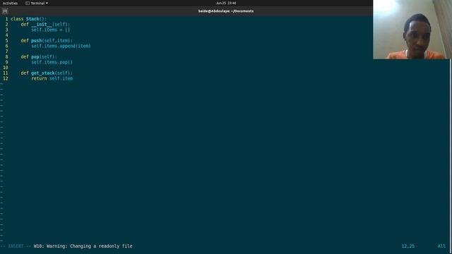 Stack Implementation using Python смотреть онлайн