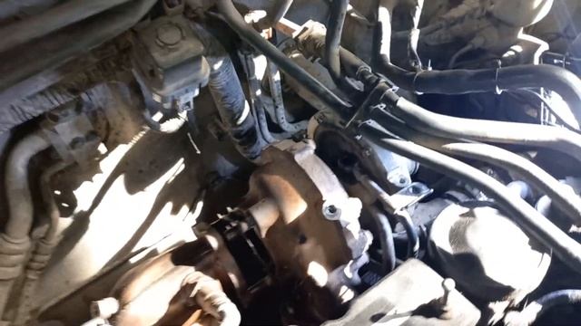 Снятие турбины дизеля D4HB (Santa Fe) смотреть онлайн