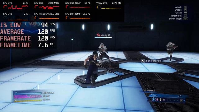 CRISIS CORE: FINAL FANTASY VII REUNION BENCHMARK | RYZEN 5 3600 + RX 5700XT смотреть онлайн
