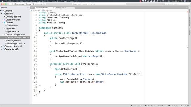 Reading a SQLite Database - Xamarin Forms Tutorial смотреть онлайн