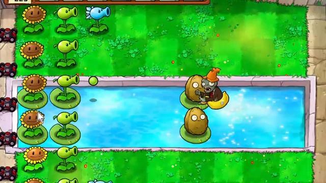 Plants vs Zombies уровень 3-3 смотреть онлайн