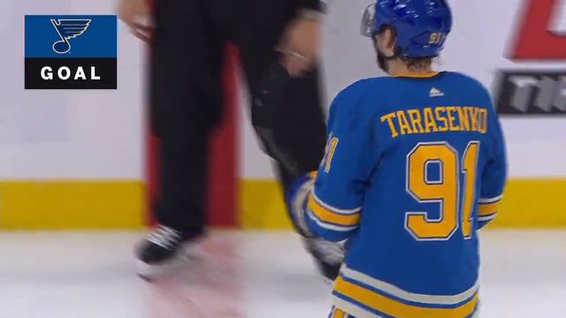 207-й гол Владимира Тарасенко в НХЛ (St. Louis Blues 4:8 Winnipeg Jets) смотреть онлайн