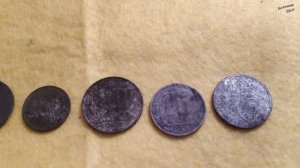 Чистка Медно-никелевых монет перекисью водорода и уксусом. Как убрать красный налет?