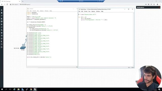 Python: Configure VÁRIOS Switches com apenas um CLICK! смотреть онлайн
