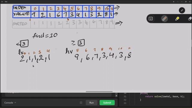 Leet Code 215. Kth Largest Element in an Array | Similar to Quick Sort splitting | Java смотреть онлайн