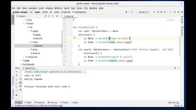 Kotlin Arrow Null смотреть онлайн
