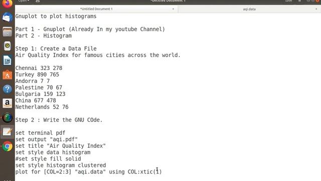 Histogram using Gnuplot | Gnuplot - Part 2 смотреть онлайн