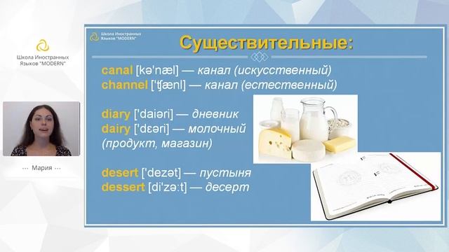 Разговорный английский. Произношение похожих слов в английском языке | MODERN SCHOOL