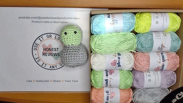 Comparing multicolor glow in the dark yarns and sharing recommended Amigurumi pattern books смотреть онлайн