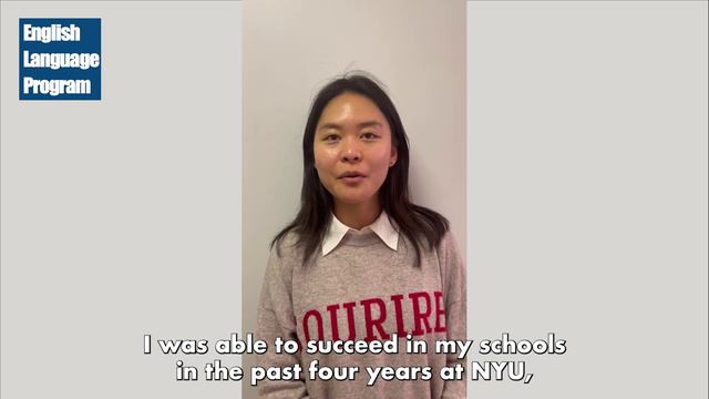 Fengze from China / Study English with Professor Priscilla Karant