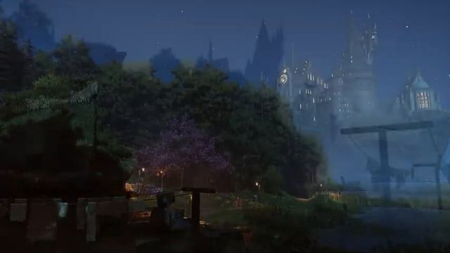 Beautiful Spring Day In Lower Hogsfield Hogwarts Legacy Harry Potter Ambience