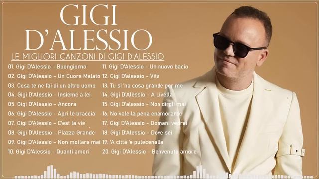 Il Meglio Di Gigi D'Alessio - Gigi D'Alessio I 20 Migliori Successi - Gigi D'Alessio Canzoni Nuove