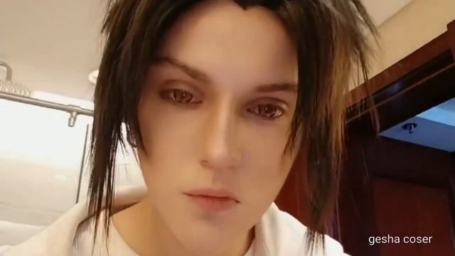Uchiha Sasuke make-up/ Naruto cosplay/Gesha's Shitty make-up tutos смотреть онлайн