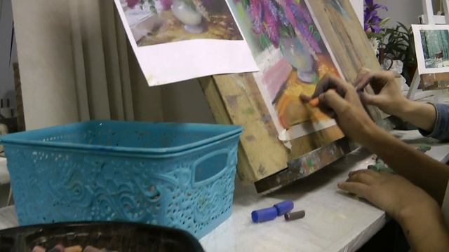 Уроки рисования пастелью с нуля в студии живописи "Возрождение" смотреть онлайн