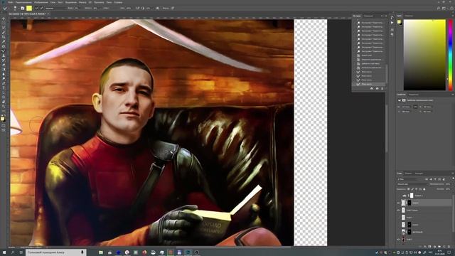 КАК СДЕЛАТЬ ФОТО В СТИЛЕ ДЕДПУЛА? - ГОЛОС ВАСИ DEADPOOL! смотреть онлайн