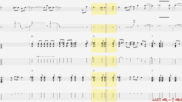 Guns N`Roses Tabs - Sweet Child O` Mine смотреть онлайн