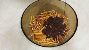 Шоколадные гнезда из соломки