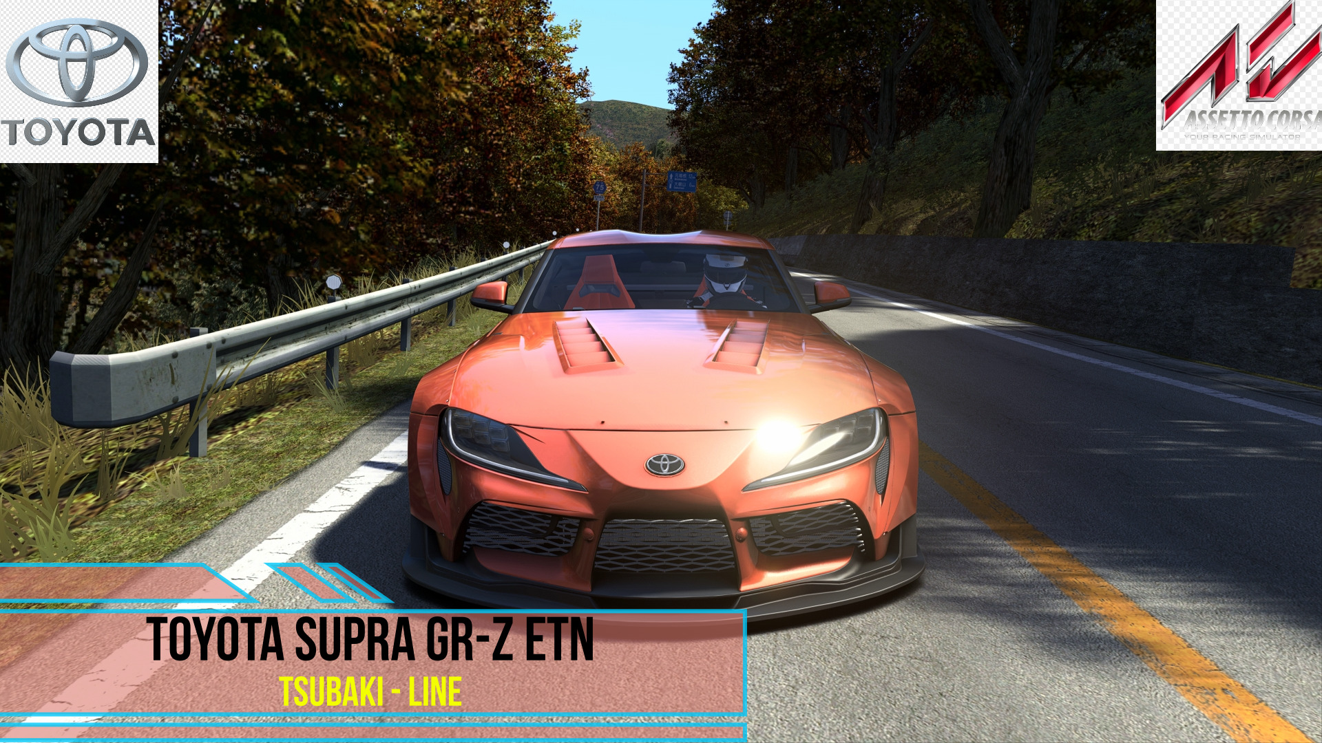 Toyota GR-Z Supra ETN - Tsubaki Line | Assetto Corsa. смотреть онлайн