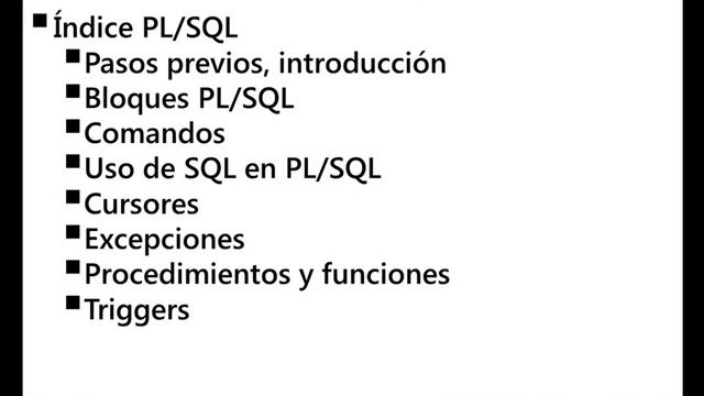 Introducción al curso ORACLE PL/SQL смотреть онлайн