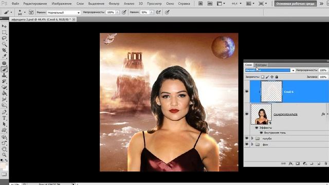 богиня афродита фото манипуляция фотошоп смотреть онлайн