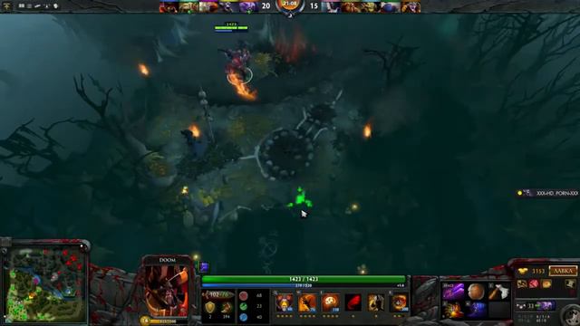 Dota 2 #2 Как фармить лес думом. смотреть онлайн