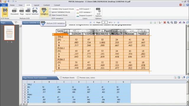 Convert Scanned PDF files into Excel смотреть онлайн