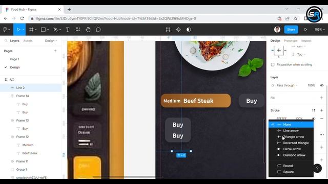 Food Delivery App UI Speed Design | AI to Figma concept design смотреть онлайн