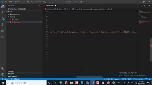 How to control internet Connectivity in JavaScript смотреть онлайн