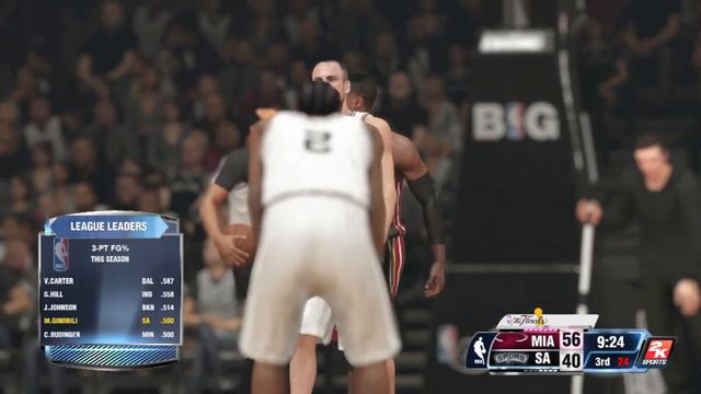 NBA 2K14: NBA Finals: Game 1 - Heat vs Spurs смотреть онлайн