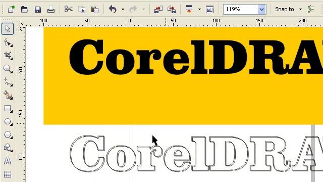 9.How to Bevel and Emboss effects in CorelDRAW (Manual) смотреть онлайн