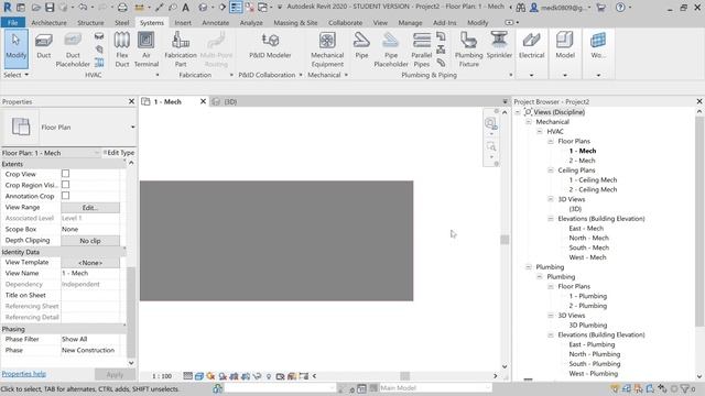 Creation of HVAC Systems⚙️ ➕ HVAC Project? | Revit MEP?| Tutorial 6️⃣ | Русский and English? смотреть онлайн