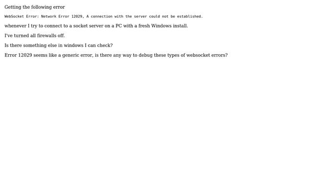 Unix & Linux: Can't make websocket connection in fresh 8.1 install смотреть онлайн