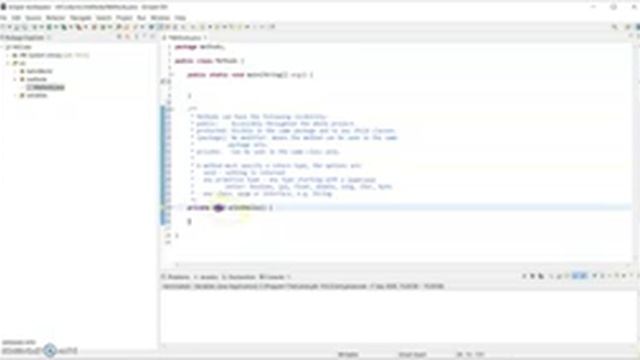 Java - Methods, part 1: No parameters, no return type смотреть онлайн