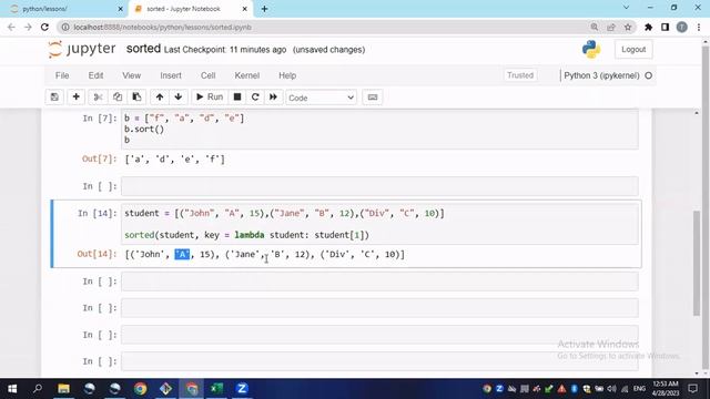 PYTHON LESSON #25 - SORTED FUNCTION IN PYTHON. смотреть онлайн