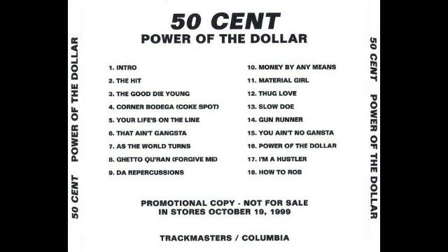 50 Cent - Power Of The Dollar (1999) [Full Album]