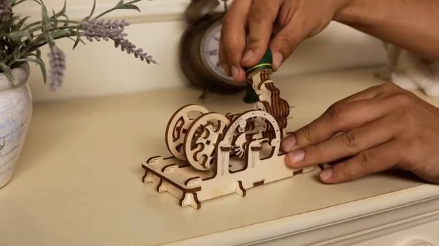3D Модель пневмодвигателя смотреть онлайн