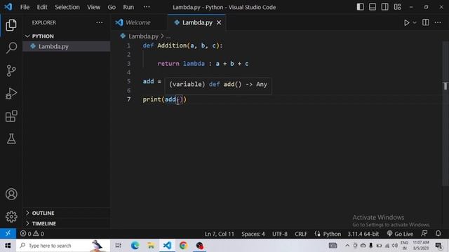 Lambda Function in Python | Explained in Tamil | 2023 смотреть онлайн