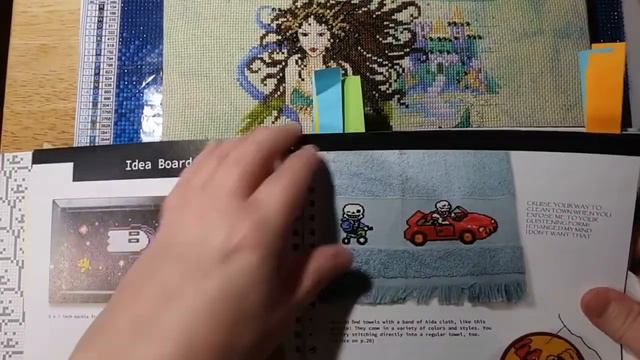 Flosstube 19 || WIPs, Diamond Painting, Books Update || hobbysTORIes смотреть онлайн