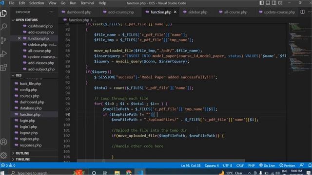 how to upload multiple pdf or image file and store in database using php single to multi file store смотреть онлайн