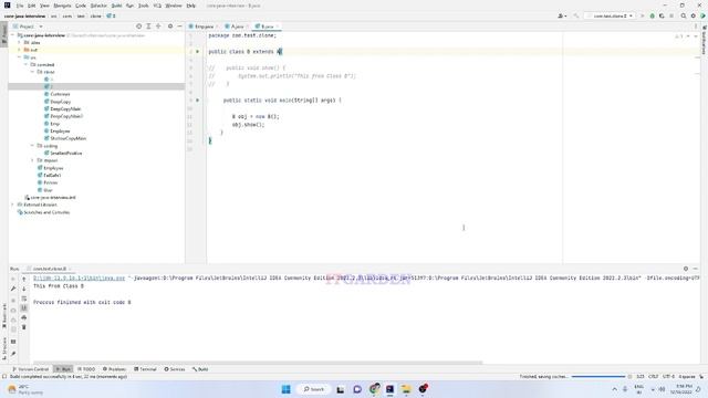 Core Java Interview Question - How to prevent Inheritance from the class,final keyword uses in Java смотреть онлайн