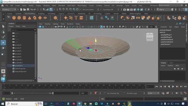 Cómo crear un plato en maya autodesk 2024 video tutoriales en maya autodesk como hacer un plato 3d смотреть онлайн
