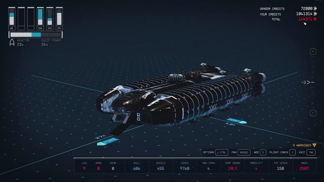 The Fatterpillar - 10K+ Cargo Capacity Ship Building Guide (Starship Rank 1) #Starfield
