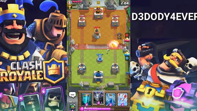 Clash Royale - Best Deck Lava hound , inferno dragon , mega minion , clone смотреть онлайн