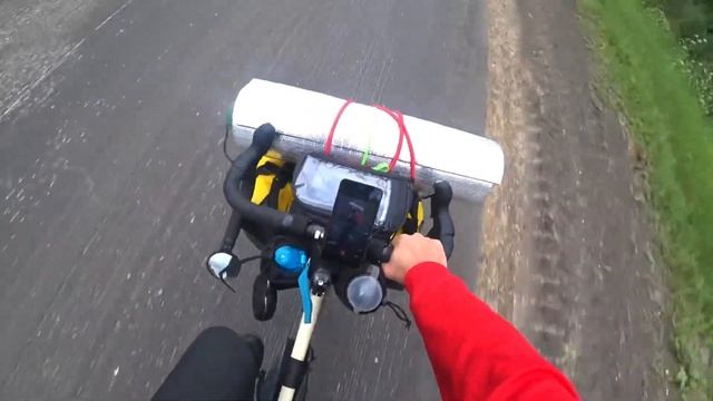 Туринг на велосипеде outleap hardway s22(часть 1)/дорога к месту для ночлега. смотреть онлайн