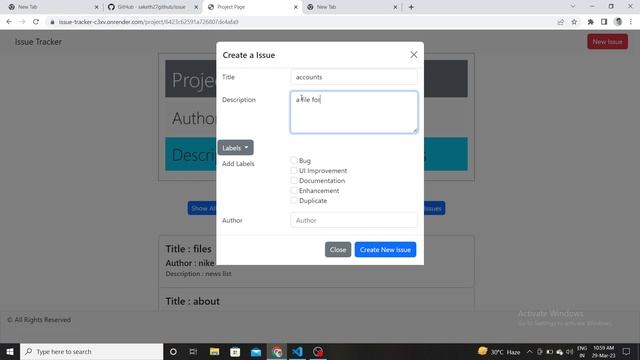 Issue Tracker | node.js | express | it is a node project смотреть онлайн