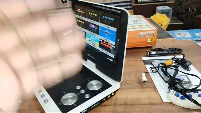 Worldtech 796 Portable DVD Player with 9.8 inch TFT Monitor TV : Feature and Review смотреть онлайн