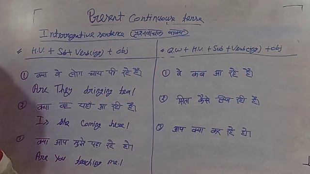 #tense ! present continuous tense! interrogative sentense questions practice! смотреть онлайн