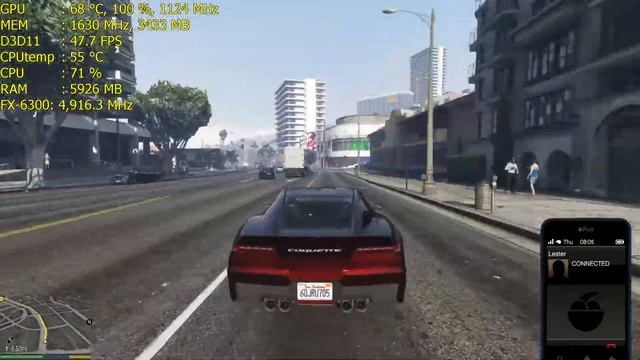 Grand Theft Auto V 1440p on FX 6300 at 4.9ghz and R9 380 смотреть онлайн