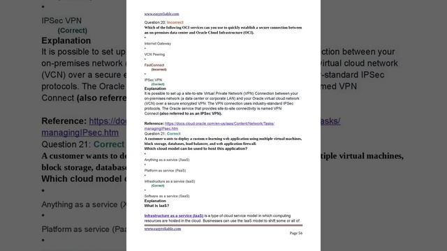 Oracle Cloud Infrastructure Foundations 2021 Associate:Exam Number: 1Z0-1085-21@easyreliable2889 смотреть онлайн